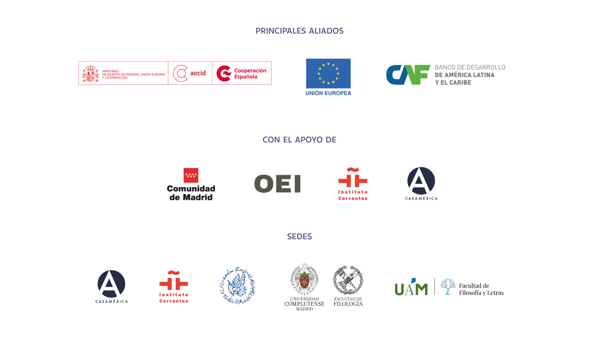 Aliados Centroamérica Cuenta Madrid
